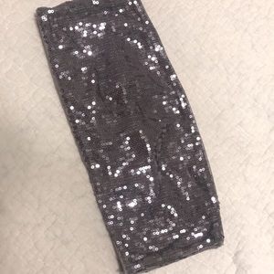 Express Silver Sequin Bandeau